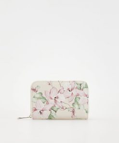 lumina floral zip wallet
